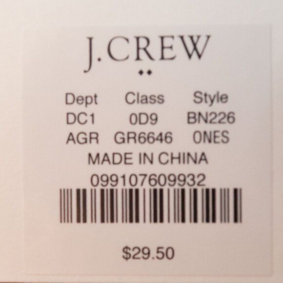 NWT J. Crew Winter Wreath Post Earrings in Crystal and Emerald - Picture 7 of 9